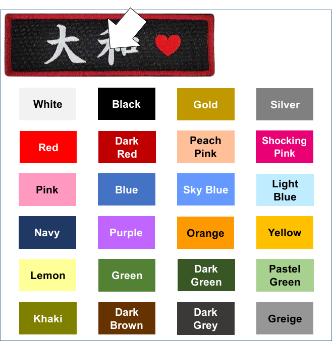 letter color